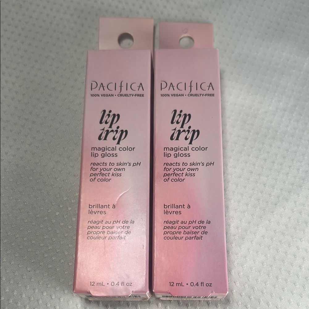 2x Pacifica - Lip Trip Magical Color Lip Gloss Vegan 12ml Unique Colour PH